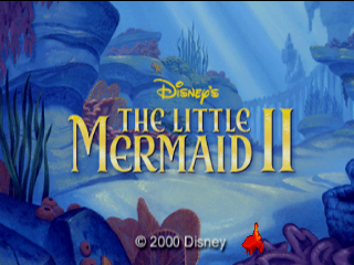 Little Mermaid II title screen for Playstation